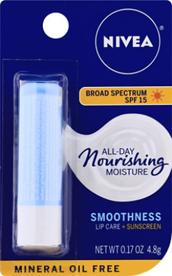 Nivea Lip Care Kiss Of Smoothness SPF 15 - .17 Oz - Image 2