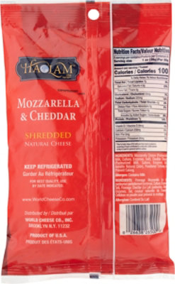 Haolam Cheddar & Mozzarella Shredded Chovol Yisroel - 8 Oz - Image 5
