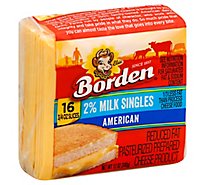 Borden Cheese 2% Individually Wrapped American Cheese Singles - 12 Oz