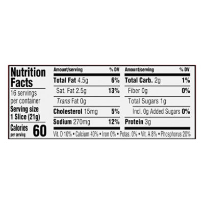Borden Cheese American Cheese Single Wrapped Slice - 12 Oz - Image 2
