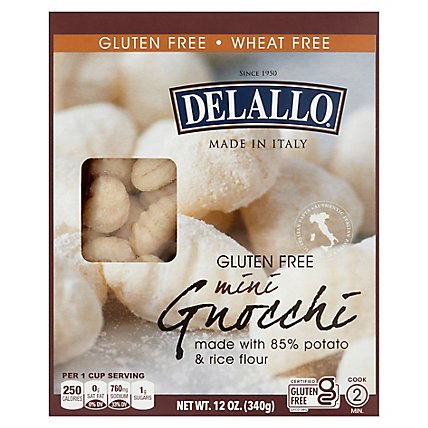 DeLallo Pasta Gnocchi Potato Gluten Free Box - 12 Oz - Image 3