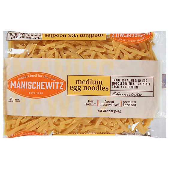 Manischewitz Medium Egg Noodles - 12 Oz