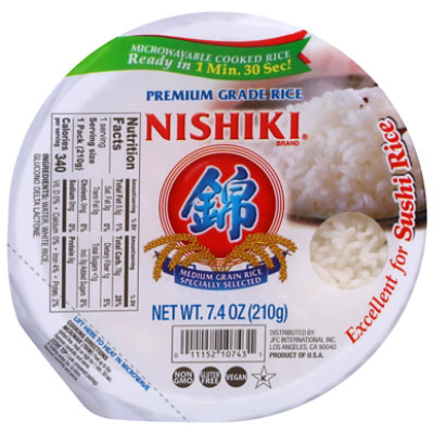 Nishiki Rice Premium Grade Medium Grain - 7.4 Oz