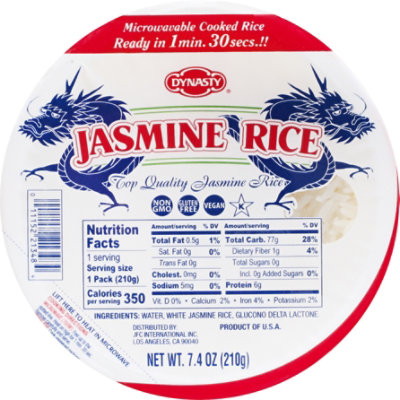 Dynasty Rice Jasmine - 7.4 Oz - Image 2