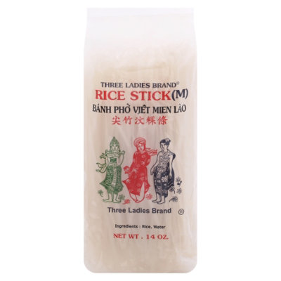 Three Ladies Pho Noodles M - 14 Oz - Image 1