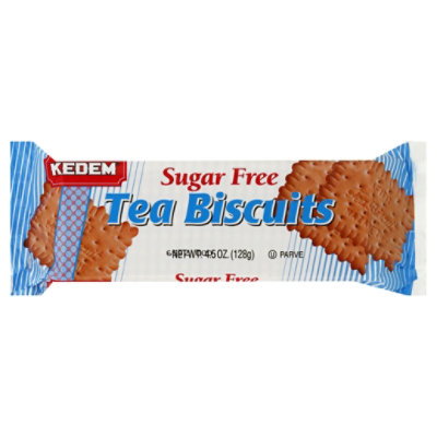 Kedem Sugar Free Tea Biscuits Plain - 4.5 Oz - Image 1