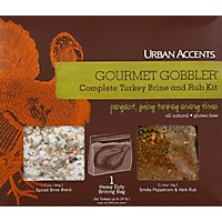 Urban Accents Gourmet Gobbler Turkey Brine And Rub Kit Complete - Each - Image 2