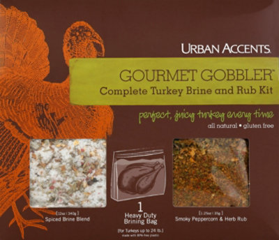 Urban Accents Gourmet Gobbler Turkey Brine And Rub Kit Complete - Each - Image 2