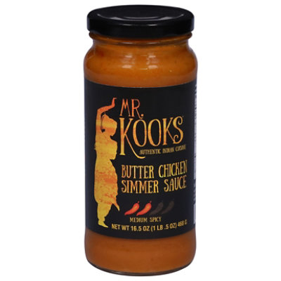 Mr Kooks Creamy Tomato Delicacy Butter Chicken Sauce - 16.5 Oz - Image 3