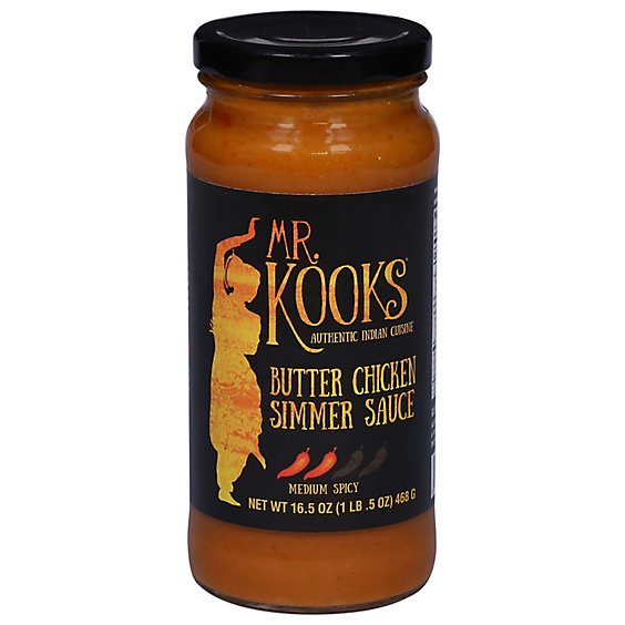 Mr Kooks Creamy Tomato Delicacy Butter Chicken Sauce - 16.5 Oz