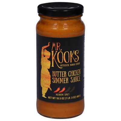 Mr Kooks Creamy Tomato Delicacy Butter Chicken Sauce - 16.5 Oz