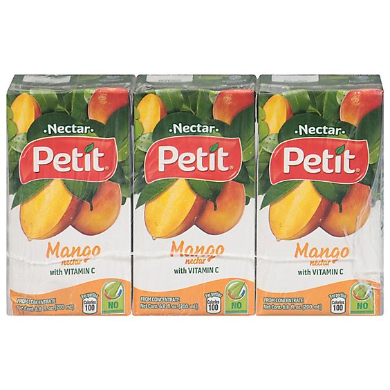 Petit Nectar With Vitamin C Mango Pack - 3-6.8 Fl. Oz.