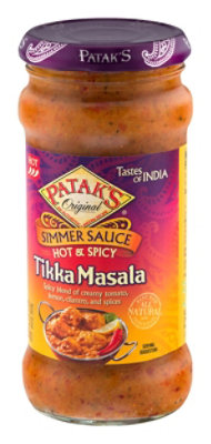 Pataks Tikka Masala Hot & Spicy Original Simmer Sauce - 12.3 Oz - Image 4