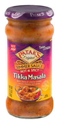 Pataks Tikka Masala Hot & Spicy Original Simmer Sauce - 12.3 Oz - Image 6