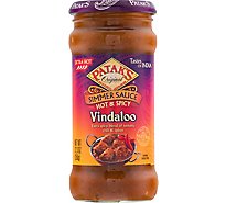 Pataks Original Simmer Sauce Hot And Spicy Vindaloo - 12.3 Oz