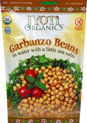 Jyoti Organics Garbanzo Beans - 10 Oz - Image 2