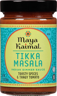 Maya Kaimal Indian Simmer Sauce Tikka Masala Mild - 12.5 Oz