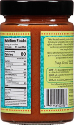 Maya Kaimal Indian Simmer Sauce Tikka Masala Mild - 12.5 Oz - Image 6