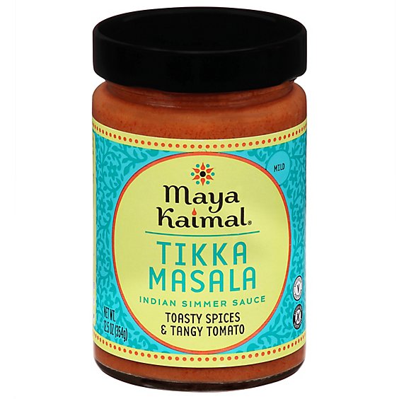 Maya Kaimal Indian Simmer Sauce Tikka Masala Mild - 12.5 Oz