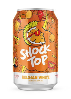 Shock Top Belgian White Wheat Beer Cans - 15-12 Fl. Oz. - Image 1