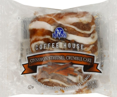 Ne-Mos Coffee House Crumble Cake Coffee House Cinnamon Streusel - 4 Oz - Image 2