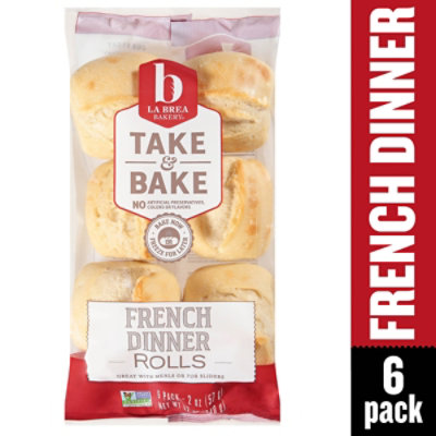 La Brea Bakery Take & Bake French Bread Dinner Rolls 6 Count - 2 Oz - Image 2