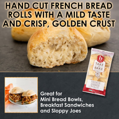 La Brea Bakery Take & Bake French Bread Dinner Rolls 6 Count - 2 Oz - Image 5