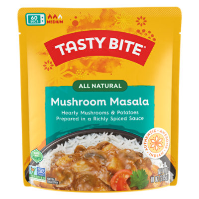 Tasty Bite Mushroom Masala Savory Mushroom Curry - 10 Oz - Image 1