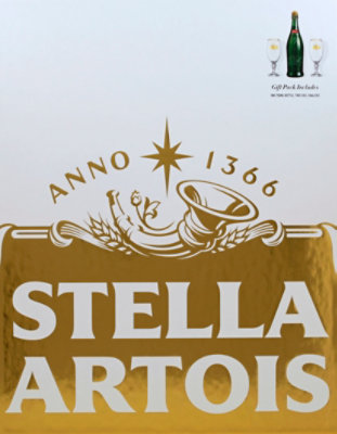 Stella Artois Beer Gift Pack With 2 Chalices - 750 Ml - Image 2