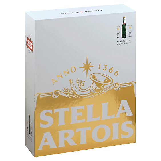 Stella Artois Beer Gift Pack With 2 Chalices - 750 Ml