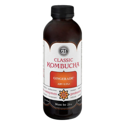 GTs Kombucha Gingerade - 16.2 Fl. Oz. - Image 3