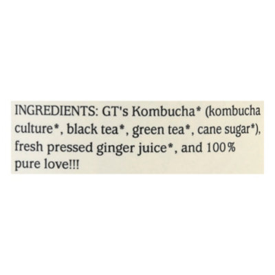 GTs Kombucha Gingerade - 16.2 Fl. Oz. - Image 5