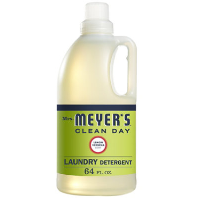 Mrs. Meyers Clean Day Laundry Detergent Lemon Verbena 64 fl oz - Image 3