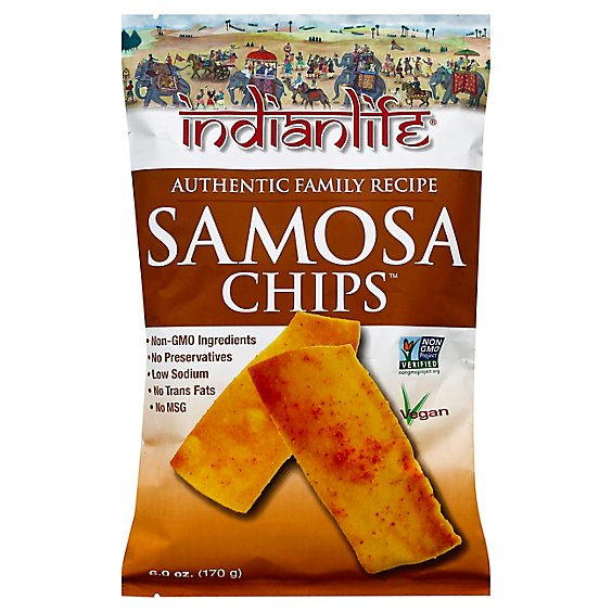 Indianlife Foods Samosa Chips - 6 Oz