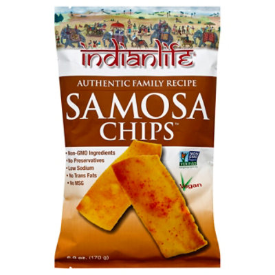 Indianlife Foods Samosa Chips - 6 Oz - Image 1