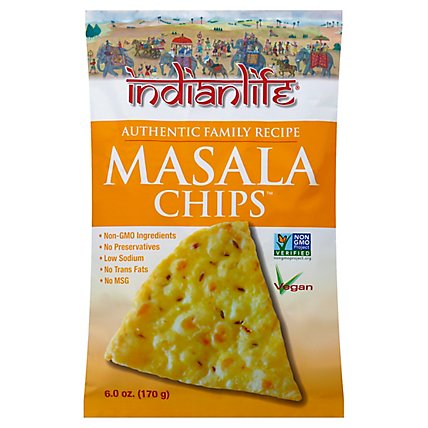 Indianlife Foods Masala Chips - 6 Oz - Image 1