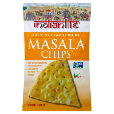 Indianlife Foods Masala Chips - 6 Oz