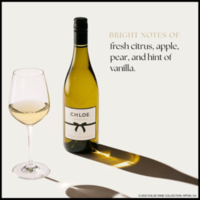 Chloe Wine Collection Chardonnay White Wine - 750 Ml - Image 2