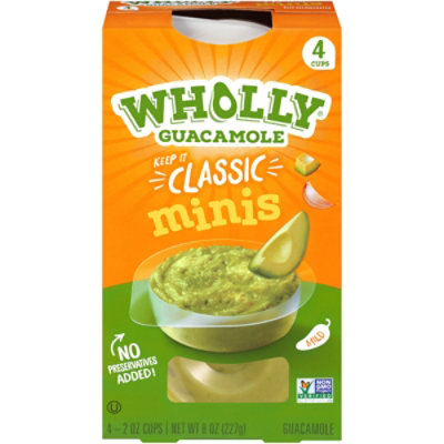 Wholly Guacamole Classic Minis - 4 Count
