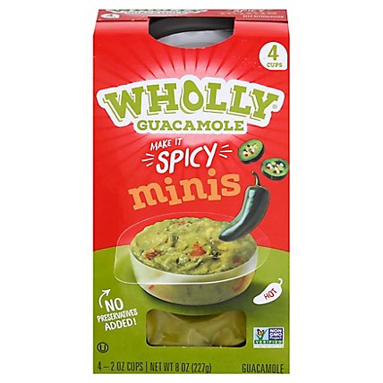Wholly Guacamole Spicy Mini Snack Pack - 4-2 Oz - Image 3