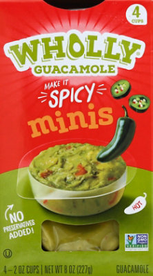 Wholly Guacamole Spicy Mini Snack Pack - 4-2 Oz - Image 2