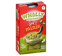 Wholly Guacamole Spicy Mini Snack Pack - 4-2 Oz