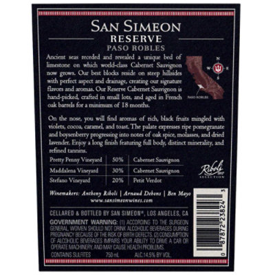 Del Rio Wine Cabernet Sauvignon - 750 Ml - Image 5