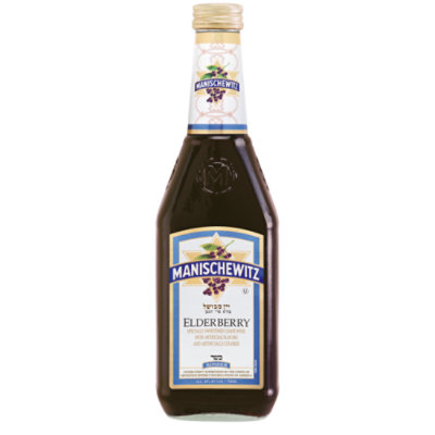 Manischewitz Wine Red Kosher Elderberry - 750 Ml - Image 1