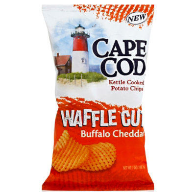 Cape Cod Potato Chips Kettle Cooked Waffle Cut Buffalo