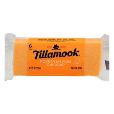 Tillamook Medium Cheddar Kosher - 8 Oz - Image 3