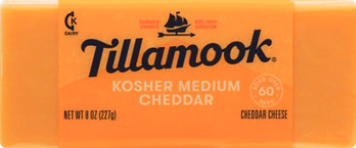 Tillamook Medium Cheddar Kosher - 8 Oz - Image 2