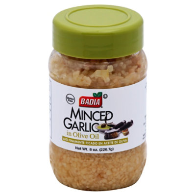 Badia Garlic Minced in Olive Oil - 8 Oz - Image 1