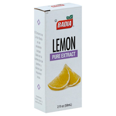 Badia Extract Pure Lemon - 2 Oz - Image 1
