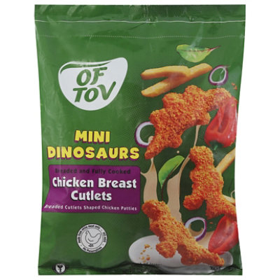 Of Tov Chicken Cutlets Dino Individually Quick Frozen - 32 Oz - Image 3